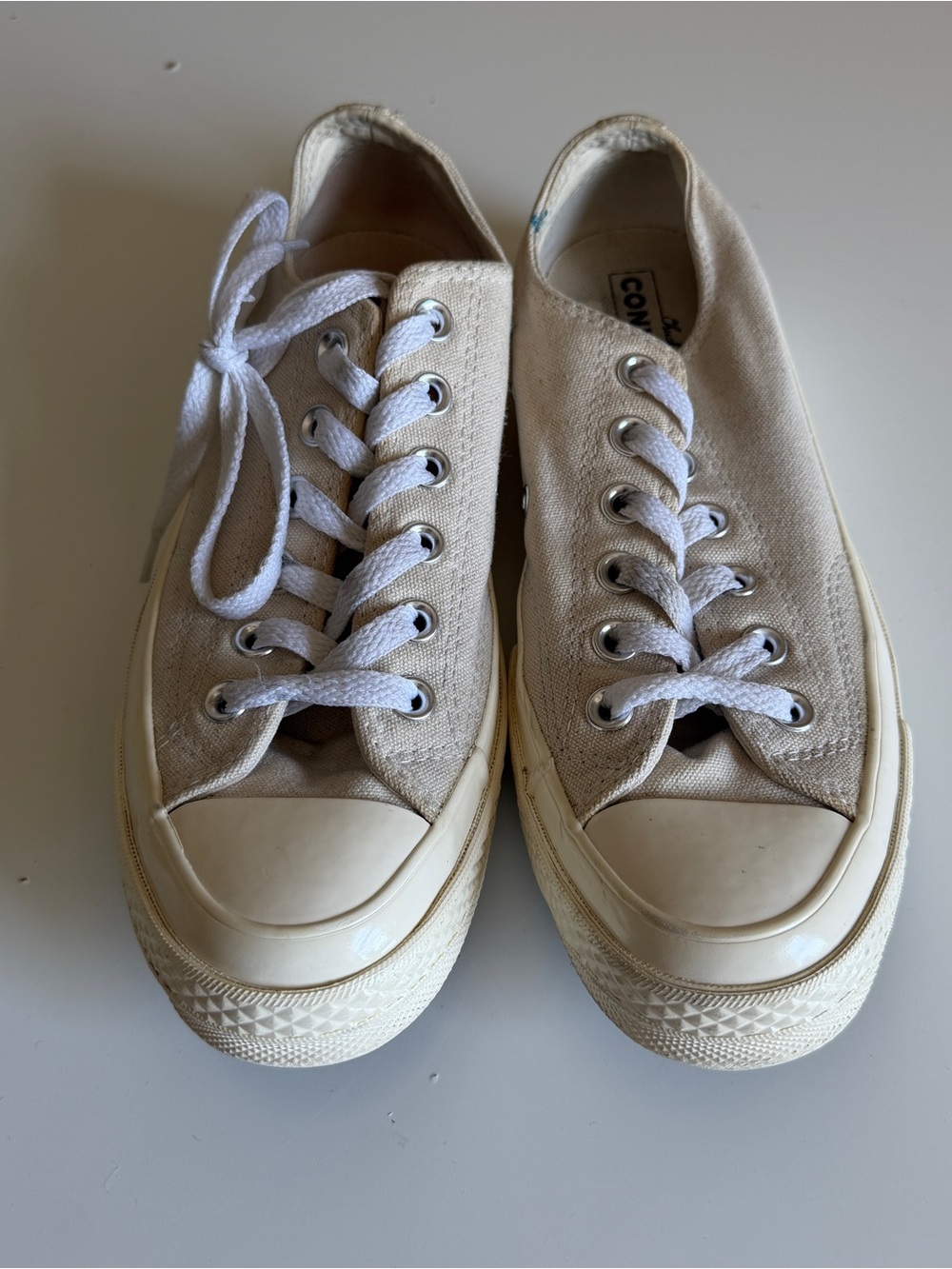 Converse 70 Women’s Cream Canvas Low-Top Sneakers 👟